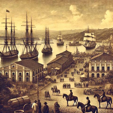 Puerto antiguo de Ecuador